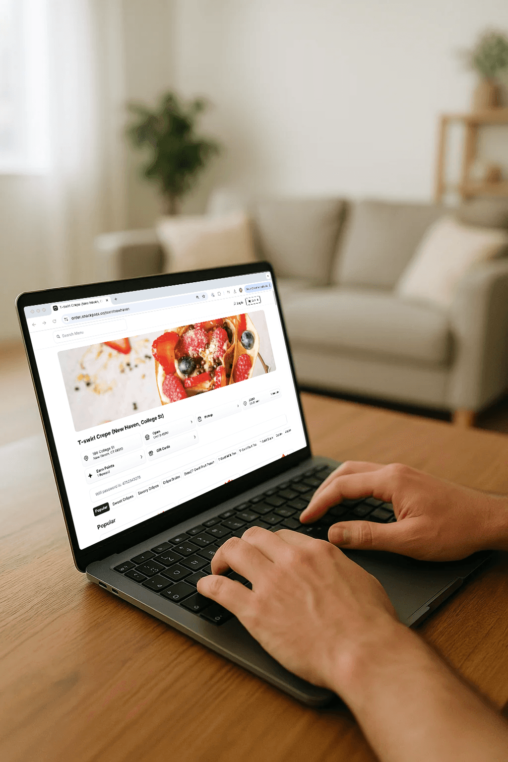 online ordering website for restaurants