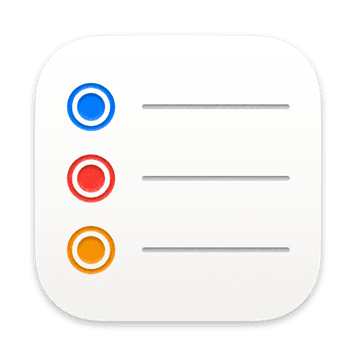 Reminders app icon