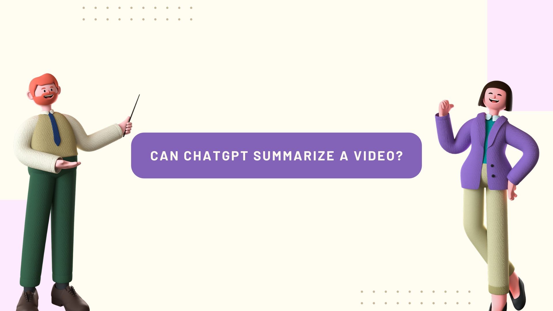 how to have chat gpt summarize a video