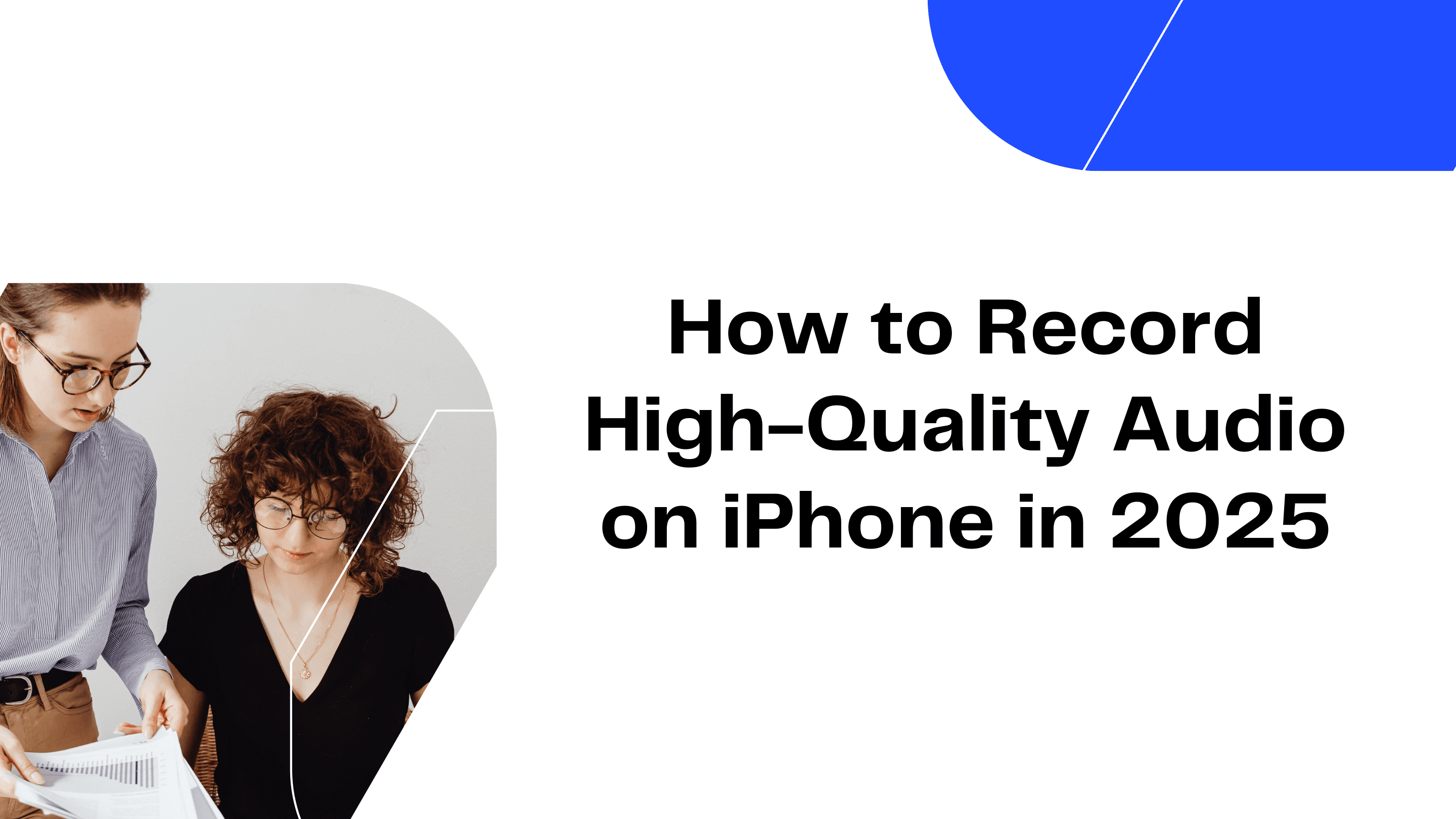 Record Audio on iPhone