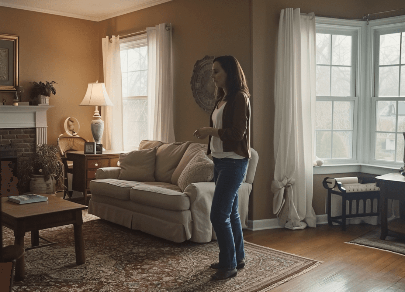 Homebuyer Touring Home