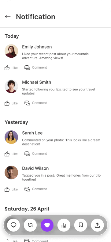 Mobile UI