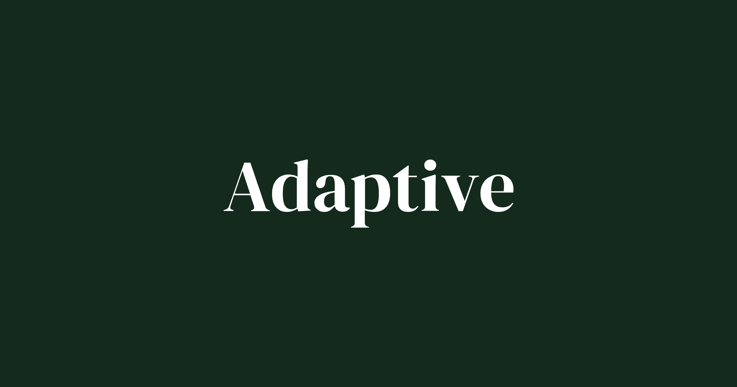Open Graph image of Adaptive