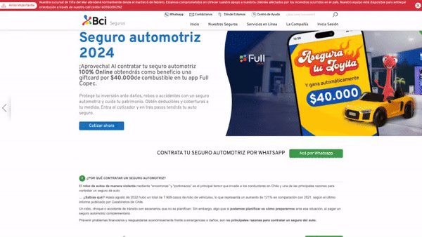 A demo that shows Skyvern generating an insurance quote in another language