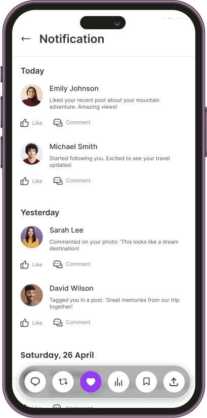 Mobile UI